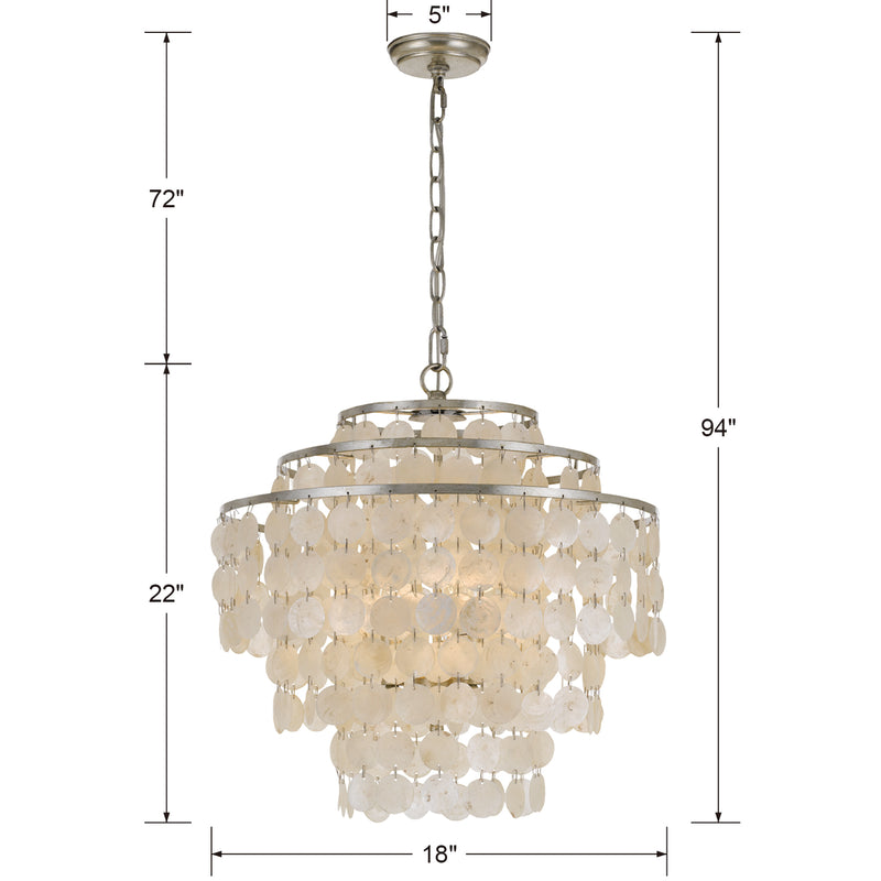 Crystorama Brielle 4-Light Chandelier