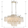 Crystorama Brielle Linear Chandelier