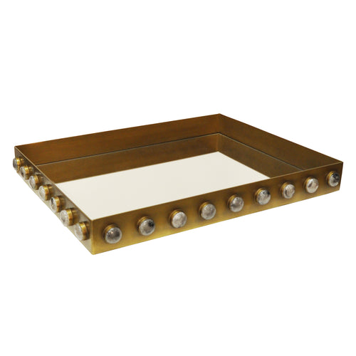 Worlds Away Brister Tray