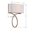 Crystorama Brinkley Wall Sconce