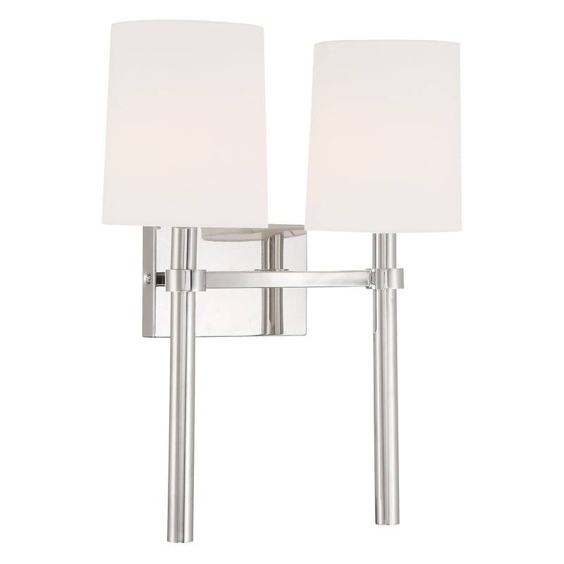 Crystorama Bromley 2-Light Wall Sconce