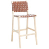 Baely Leather Bar Stool