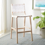 Baely Leather Bar Stool