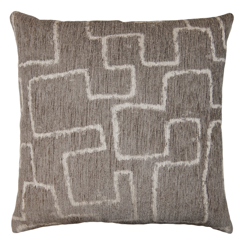 Square Feathers Baron Maze Throw Pillow