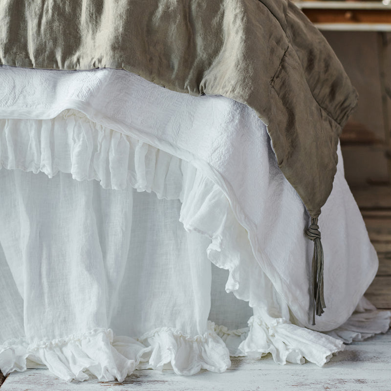 Bella Notte Linen Whisper Bed Skirt