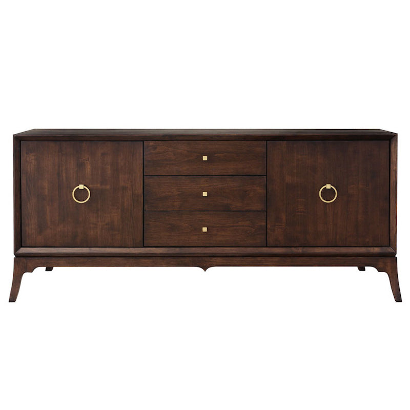 Redford House Bennett 3 Drawer Entertainment Console