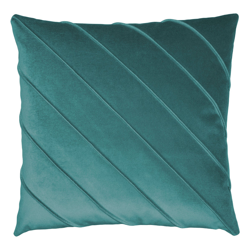 Square Feathers Briar Como Velvet Breeze Throw Pillow