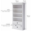 Beckton 3 Drawer Bookcase