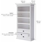 Beckton 3 Drawer Bookcase