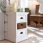 Beckton Basket Bedside Table