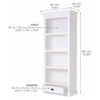 Beckton 1 Drawer Bookcase