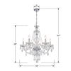 Crystorama Candace A1305 5-Light Chandelier