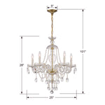 Crystorama Candace A1305 5-Light Chandelier