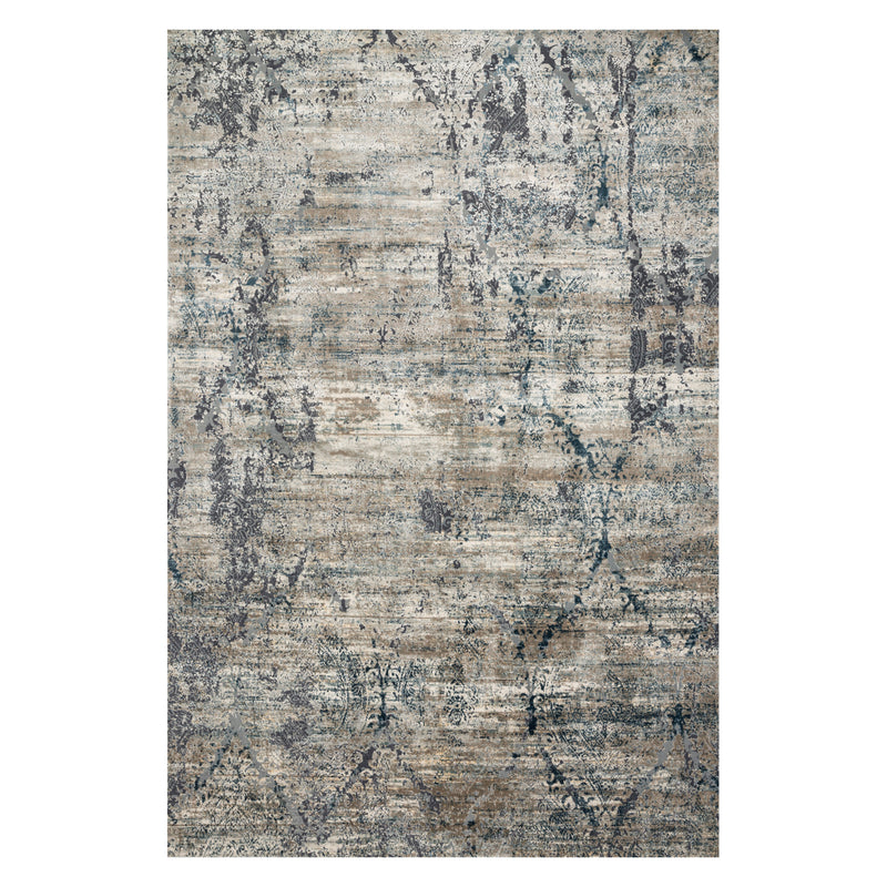 Loloi Cascade Taupe/Blue Power Loomed Rug