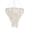 Worlds Away Capiz Shell Chandelier - Final Sale