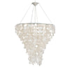 Worlds Away Capiz Shell Chandelier - Final Sale