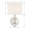 Crystorama Chimes Wall Sconce