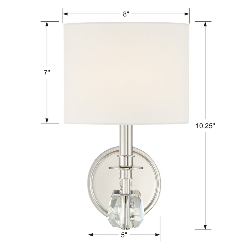 Crystorama Chimes Wall Sconce