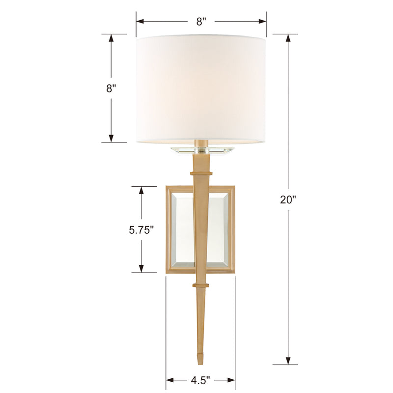 Crystorama Clifton Wall Sconce