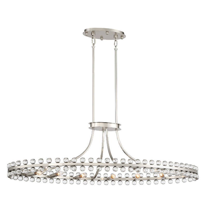 Crystorama Clover Linear Chandelier