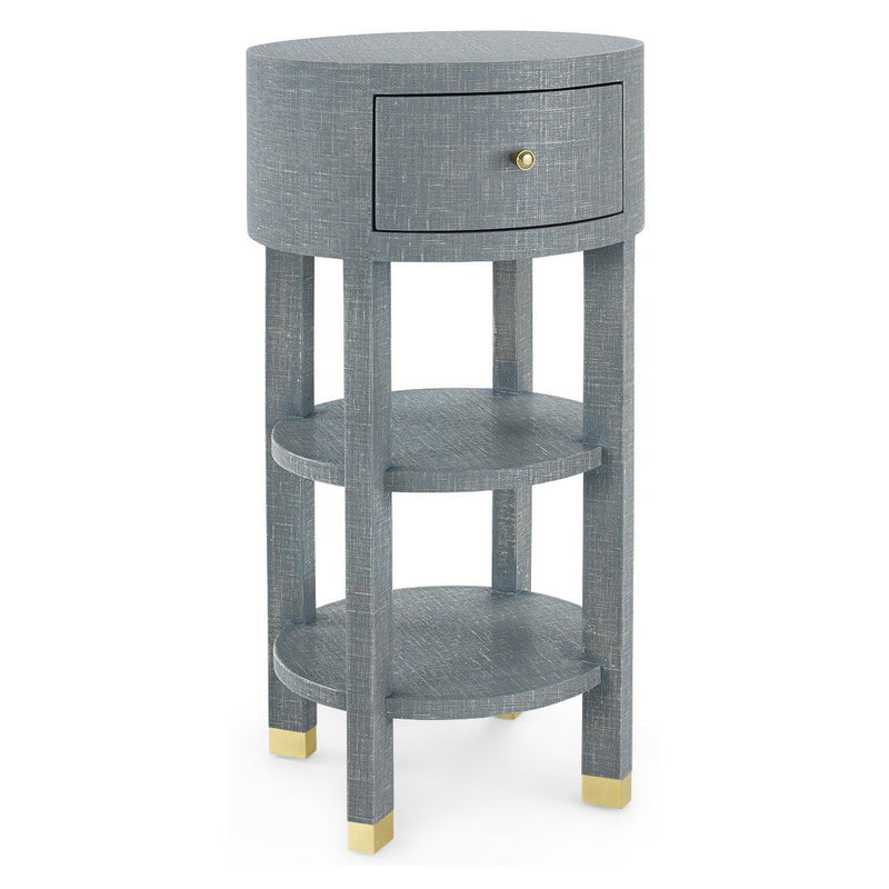 Villa and House Claudette 1 Drawer Round Side Table