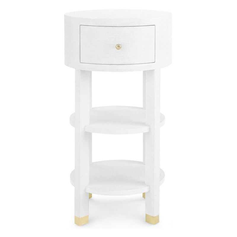 Villa and House Claudette 1 Drawer Round Side Table