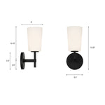 Crystorama Colton 1-Light Wall Sconce