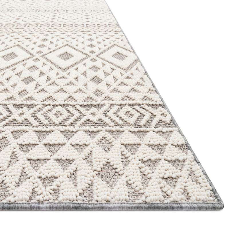 Loloi Cole Silver/Ivory Indoor/Outdoor Rug