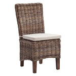 Dorchester Morin Wicker Dining Chair Set of 2