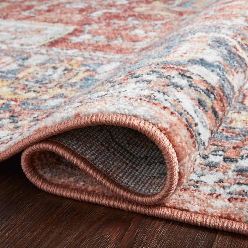 Loloi II Cassandra Rust/Multi Power Loomed Rug