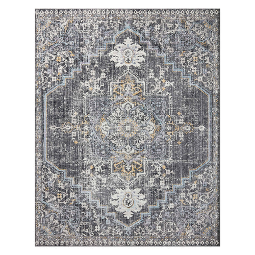 Loloi II Cassandra Charcoal/Gold Power Loomed Rug