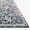 Loloi II Cassandra Blue/Rust Power Loomed Rug