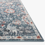 Loloi II Cassandra Blue/Rust Power Loomed Rug