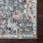 Loloi II Cassandra Blue/Rust Power Loomed Rug