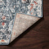 Loloi II Cassandra Blue/Rust Power Loomed Rug