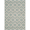 Riverine Wave Blue Indoor/Outdoor Rug