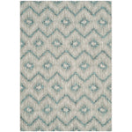 Riverine Wave Blue Indoor/Outdoor Rug