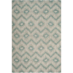 Riverine Wave Blue Indoor/Outdoor Rug