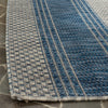 Riverine Banded Gray Indoor/Outdoor Rug