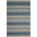 Riverine Banded Gray Indoor/Outdoor Rug