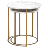 Carrera Round Nesting Accent Table Set of 2