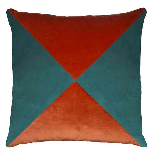 Square Feathers Cameron Shrimp Atlantic Throw Pillow