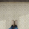 Pattern 21 - The White Rabbit Vinyl Floorcloth