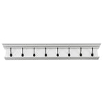 Beckton 8 Hook Wall Coat Rack