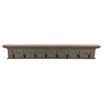 Beckton 8 Hook Wall Coat Rack