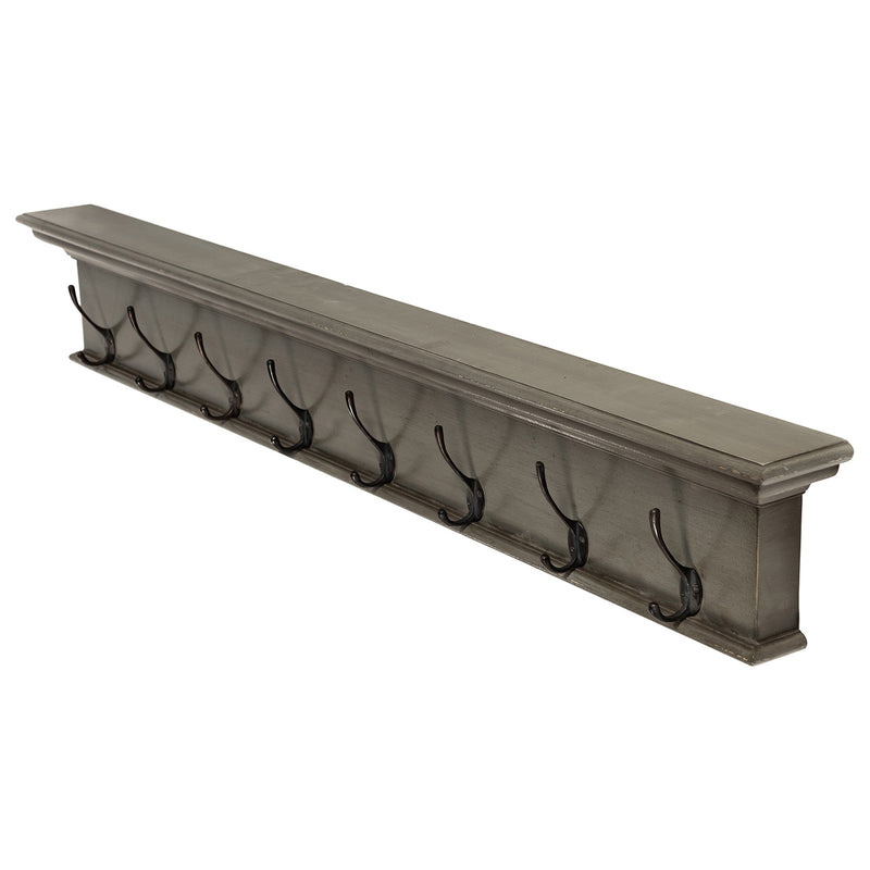 Beckton 8 Hook Wall Coat Rack