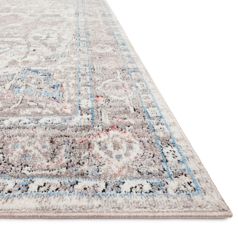 Loloi II Dante Ivory/Stone Power Loomed Rug