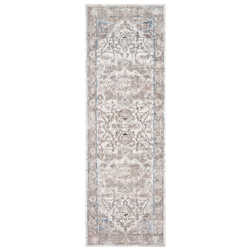 Loloi II Dante Ivory/Stone Power Loomed Rug