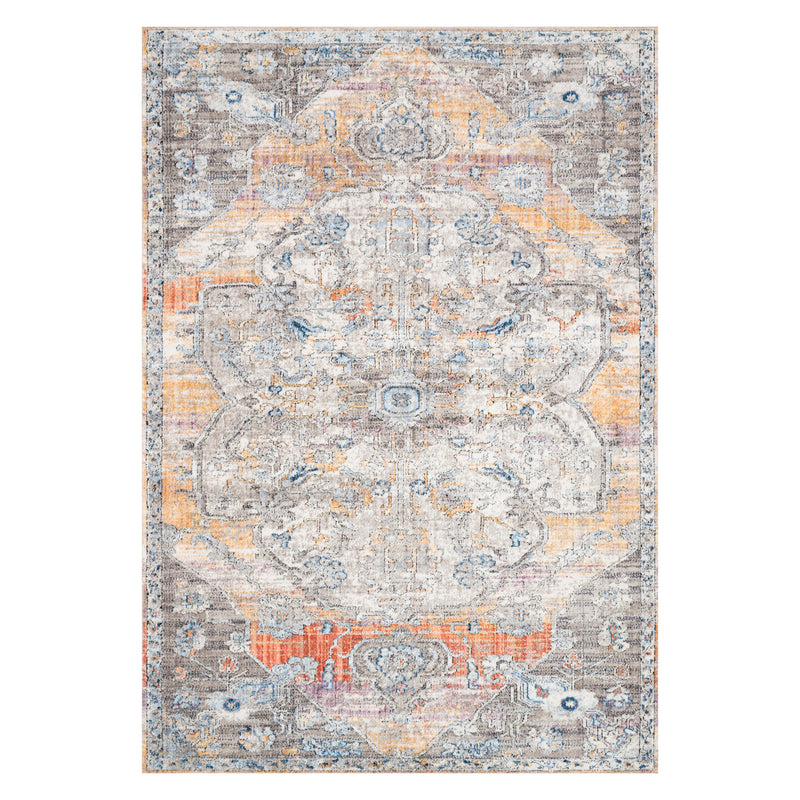 Loloi II Dante Natural/Sunrise Power Loomed Rug