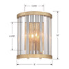 Crystorama Darcy Wall Sconce